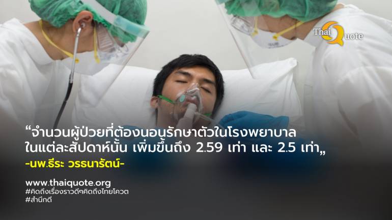 ผู้ป่วยโควิดในไทยพุ่ง คาดติดเชื้อใหม่มีโอกาสแตะ 1 หมื่นราย/วัน