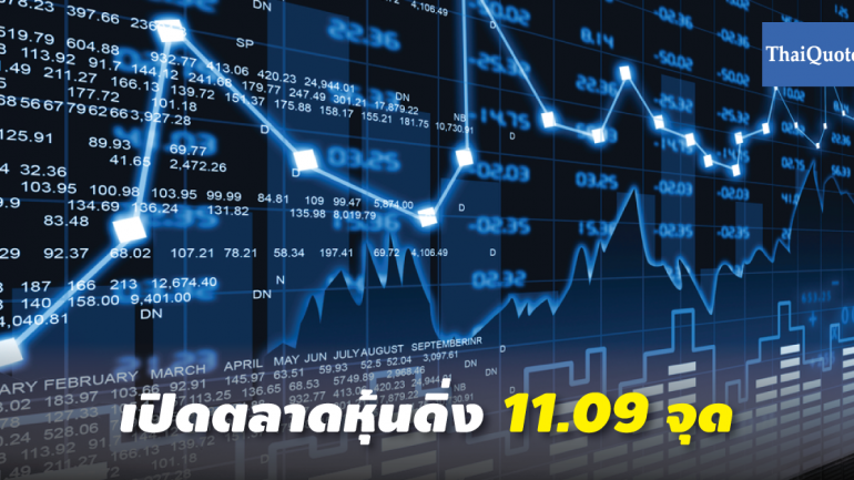 หุ้นไทยปรับตัวแรง เปิดตลาด ดิ่งลง 11.09 จุด