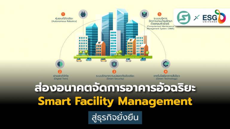 อัพเดท 5 เทรนด์ ส่องอนาคต Smart Facility Management สู่ธุรกิจอสังหาฯยั่งยืน
